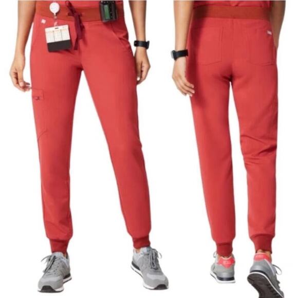 FIGS Womens SP Zamora Jogger Scrub Pants Limited Edition Clay 6 Pockets Medical - Picture 1 of 8